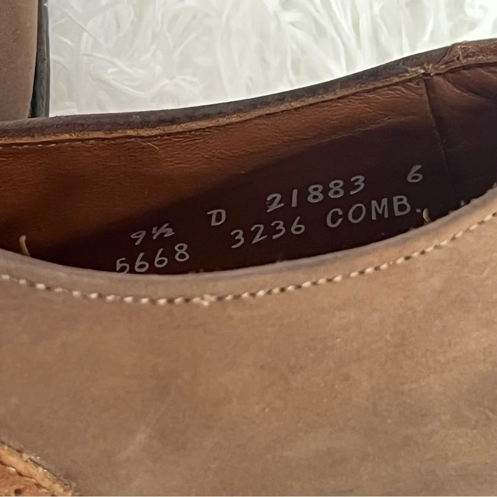 Allen Edmonds Classic Brown Leather Men's Shoes 9.5D - Picture 7 of 12